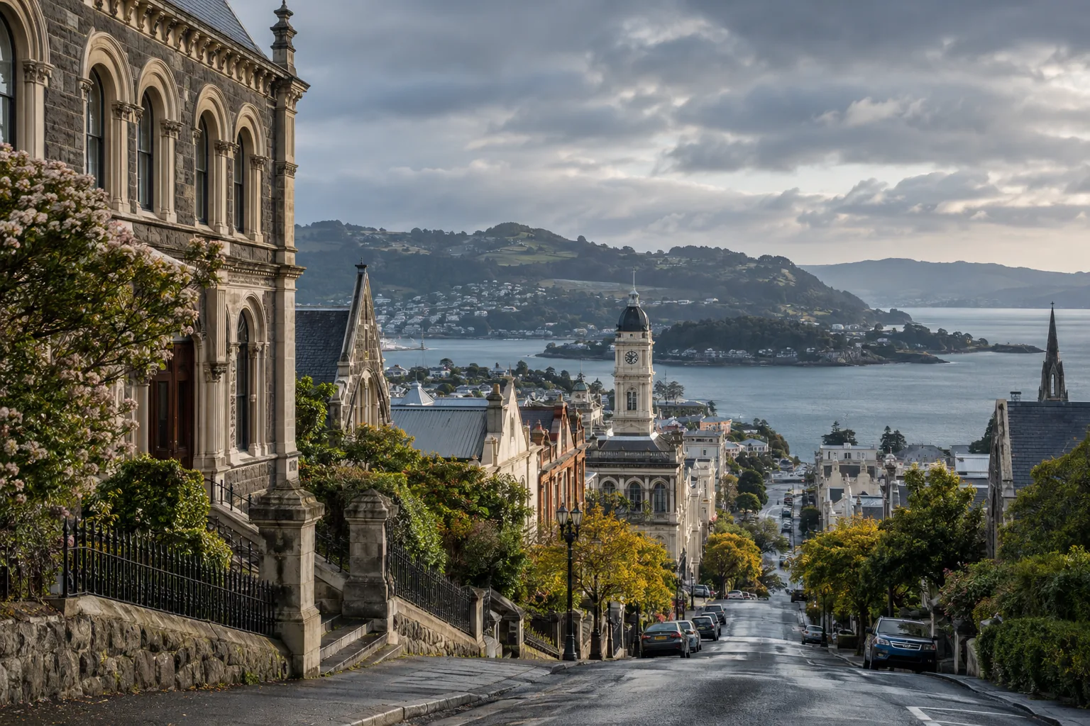 Generated destination view of Dunedin