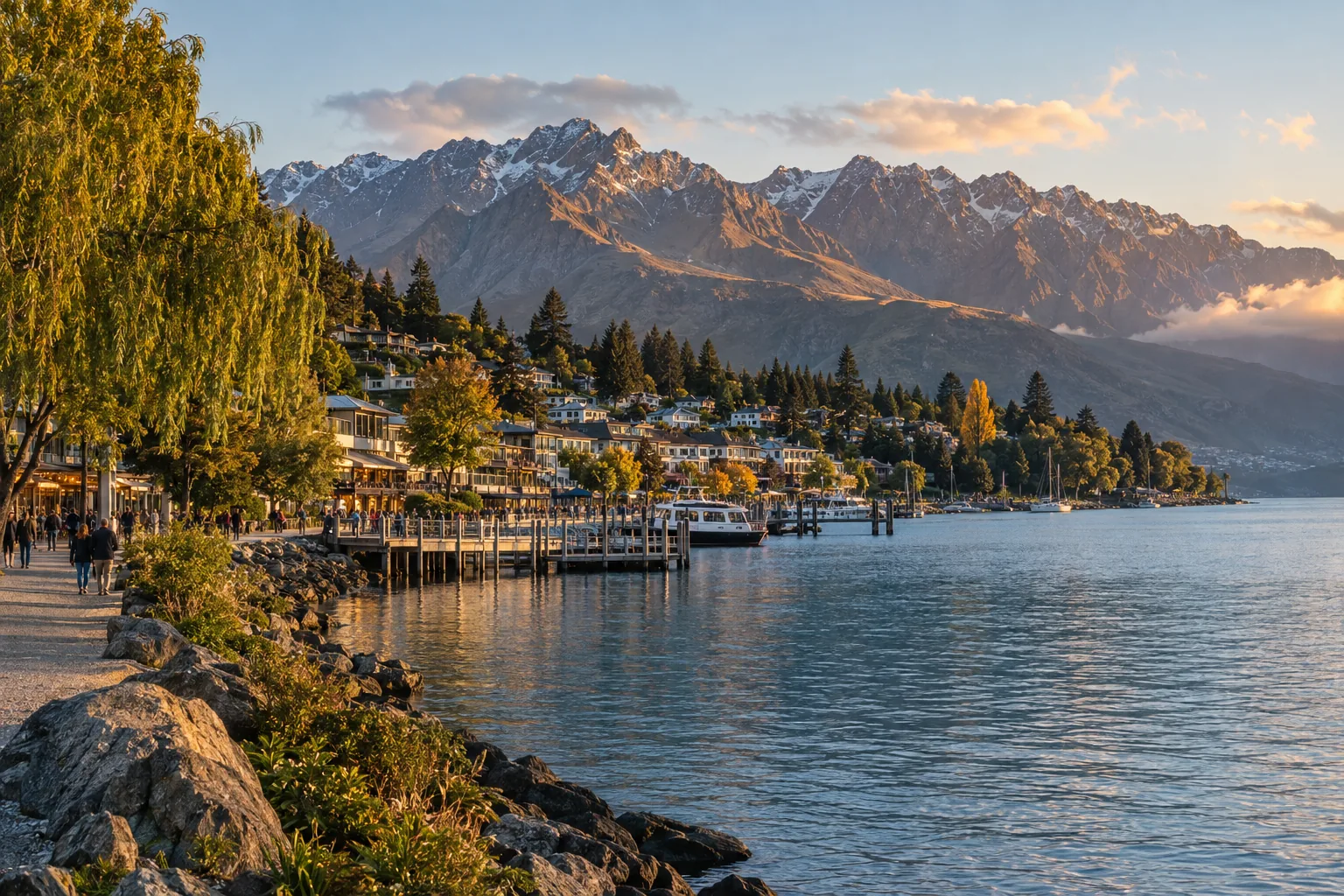 Generated destination view of Queenstown